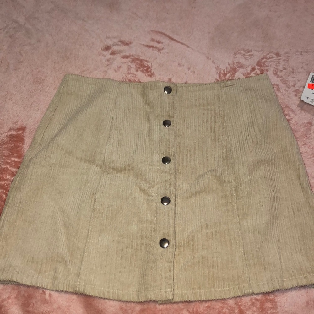 Forever 21 Tan corduroy skirt
